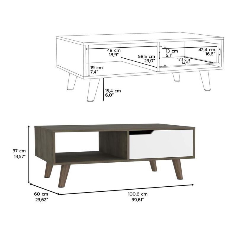 DEPOT E-SHOP Kobe Coffee Table 2.0