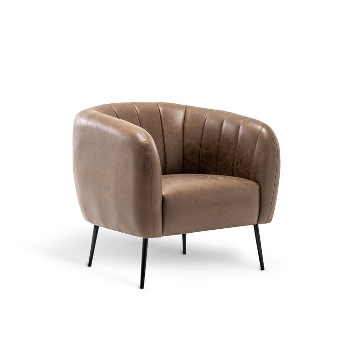 eLuxury Channel Living Room Chair