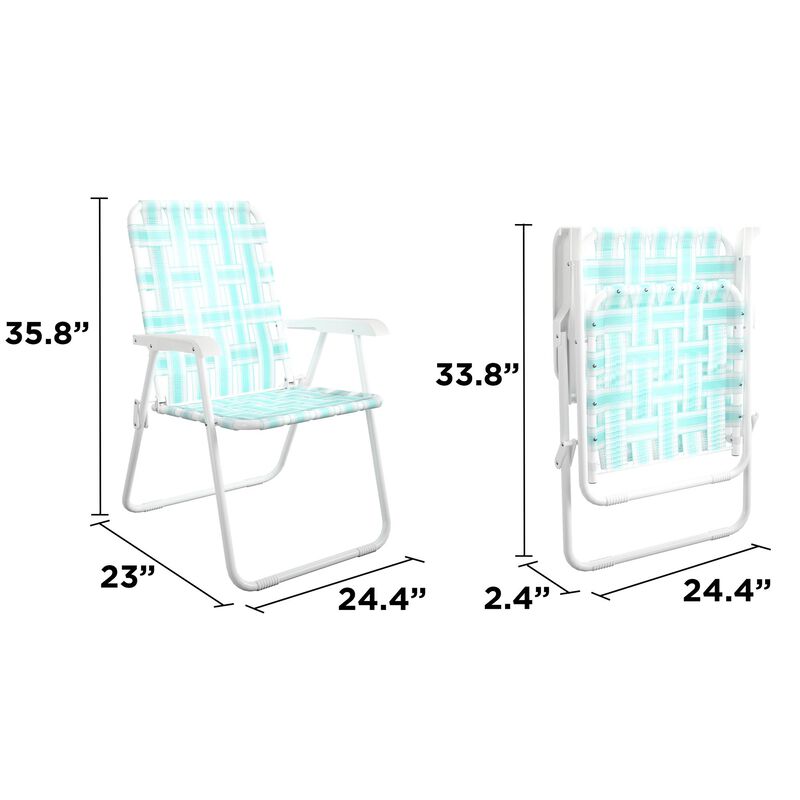 Priscilla 2-Pack Folding Chairs