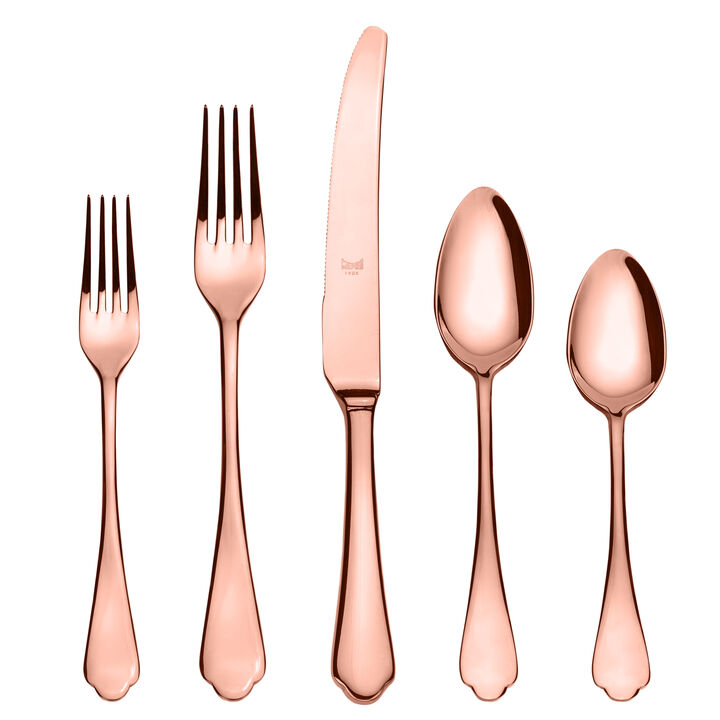 Dolce Vita Bronze Flatware Set 5 Pieces