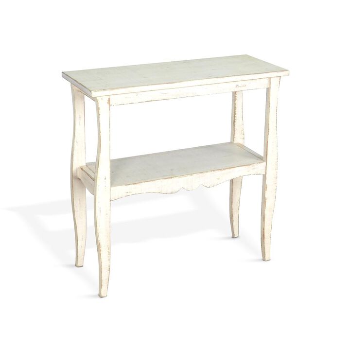 Sunny Designs White Sand Side Table