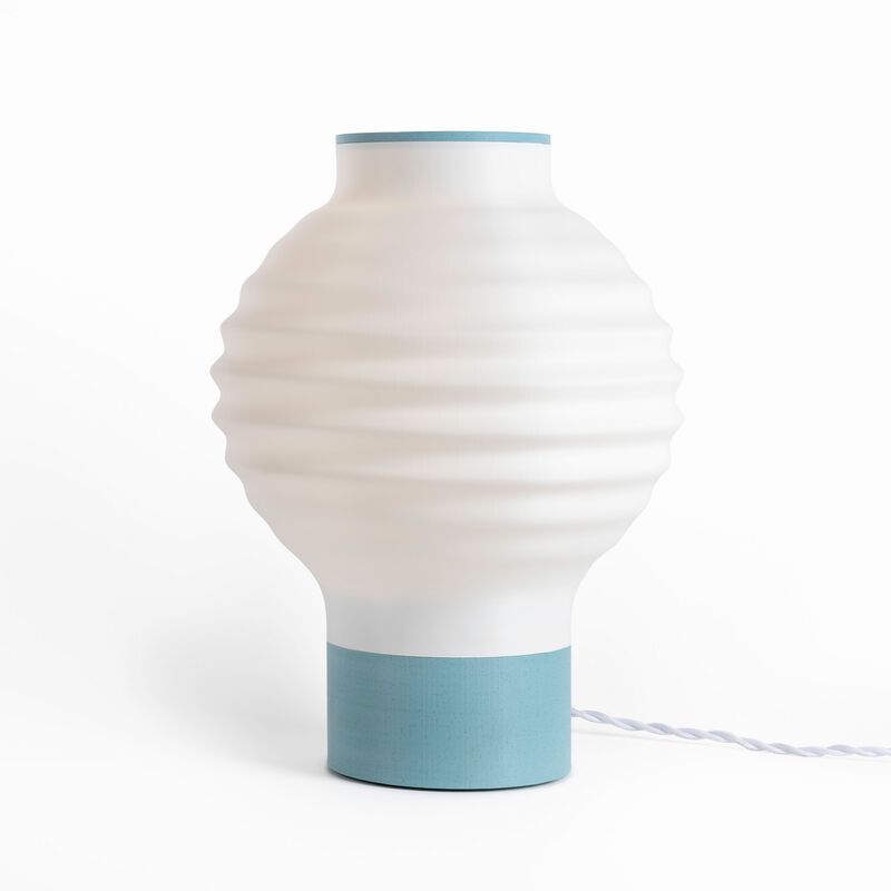 Asian Lantern Vintage Traditional Plant-Based PLA 3D Printed Dimmable LED Table Lamp