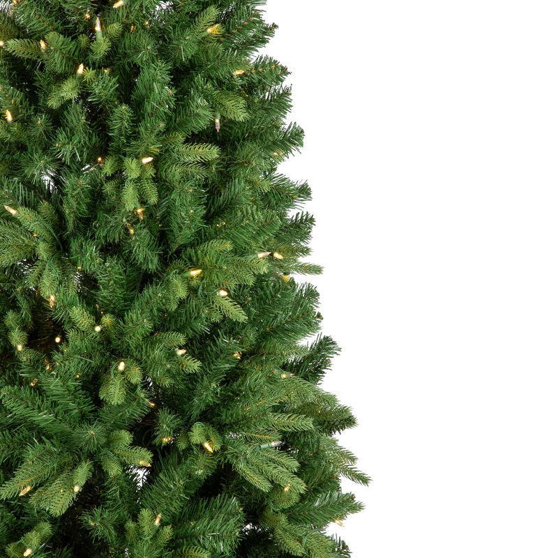 6.5' Pre-Lit Multi-Function Washington Frasier Fir Slim Christmas Tree - Dual Color LED Lights