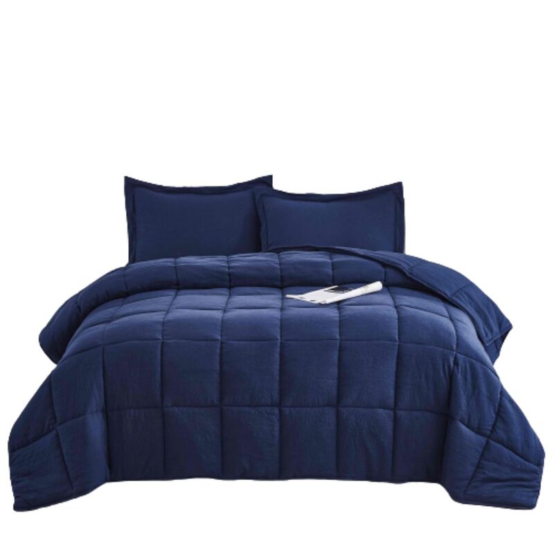 Hivvago 3 Piece Microfiber Reversible Comforter Set