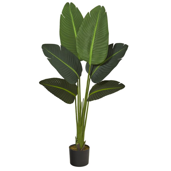 HomPlanti 45" Travelerâ€™s Palm Artificial Plant (Real Touch)