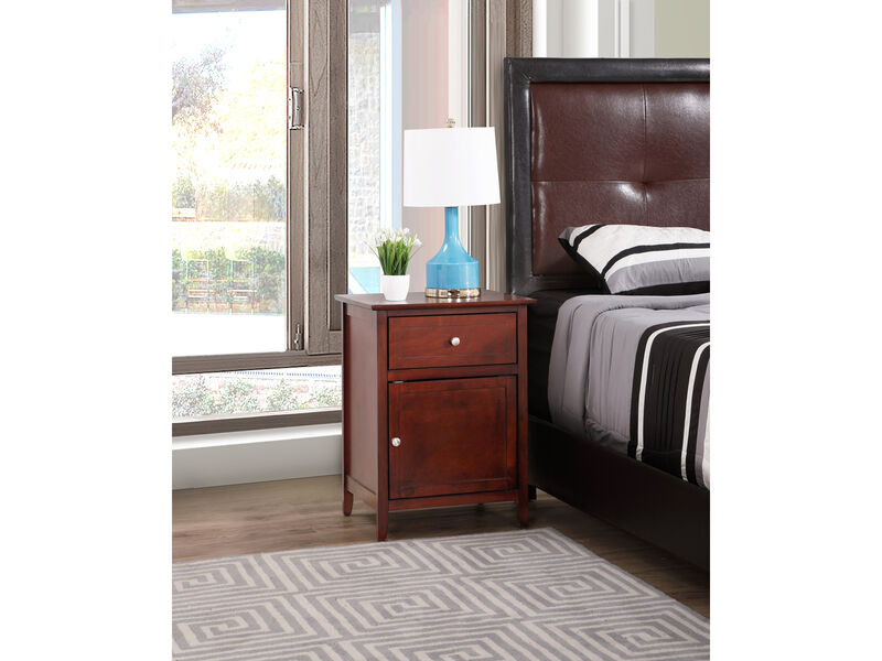 Lzzy 1-Drawer Nightstand (25 in. H x 15 in. W x 19 in. D)