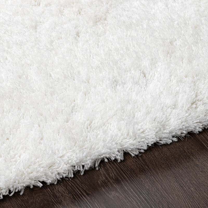 Grizzly GRIZZLY-9 10' Round White Rug