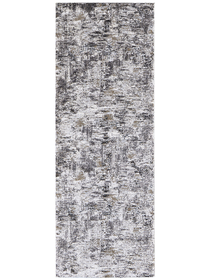 Vancouver 39FHF Ivory/Gray/Brown 2'10" x 7'10" Rug