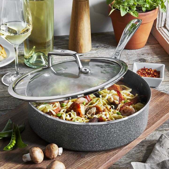 ZWILLING Vitale 3-qt Aluminum Nonstick Saute Pan with Lid