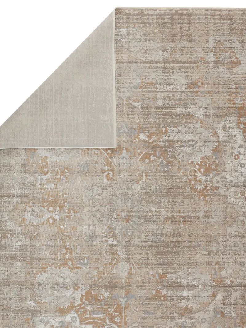 En Blanc Aubin Natural 3' x 8' Runner Rug