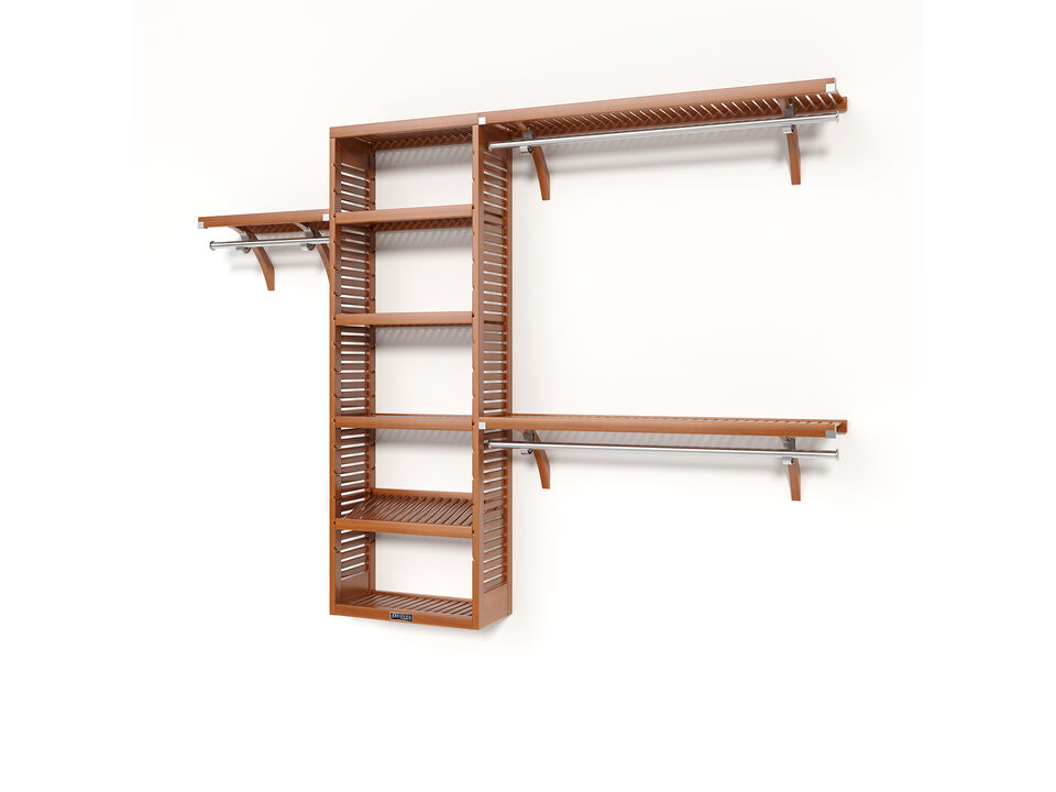 Solid Wood Reach-In Closet Organizer