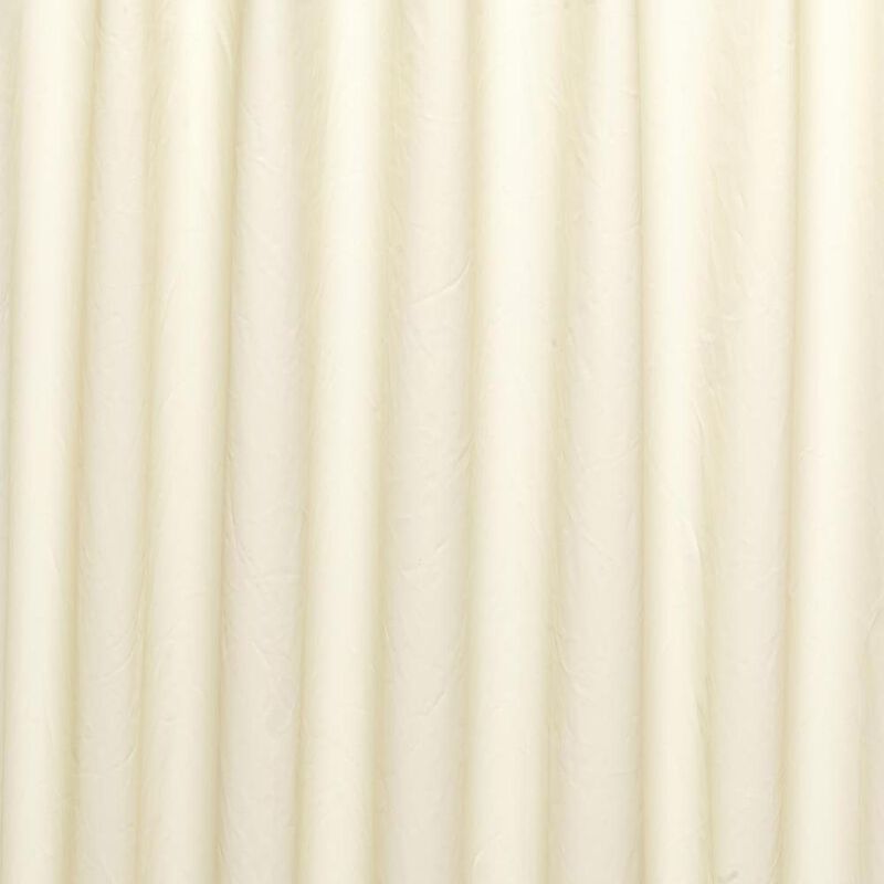 Carnation Home Fashions Standard-Sized, "Clean Home" PEVA Liner - Ivory 72x72"