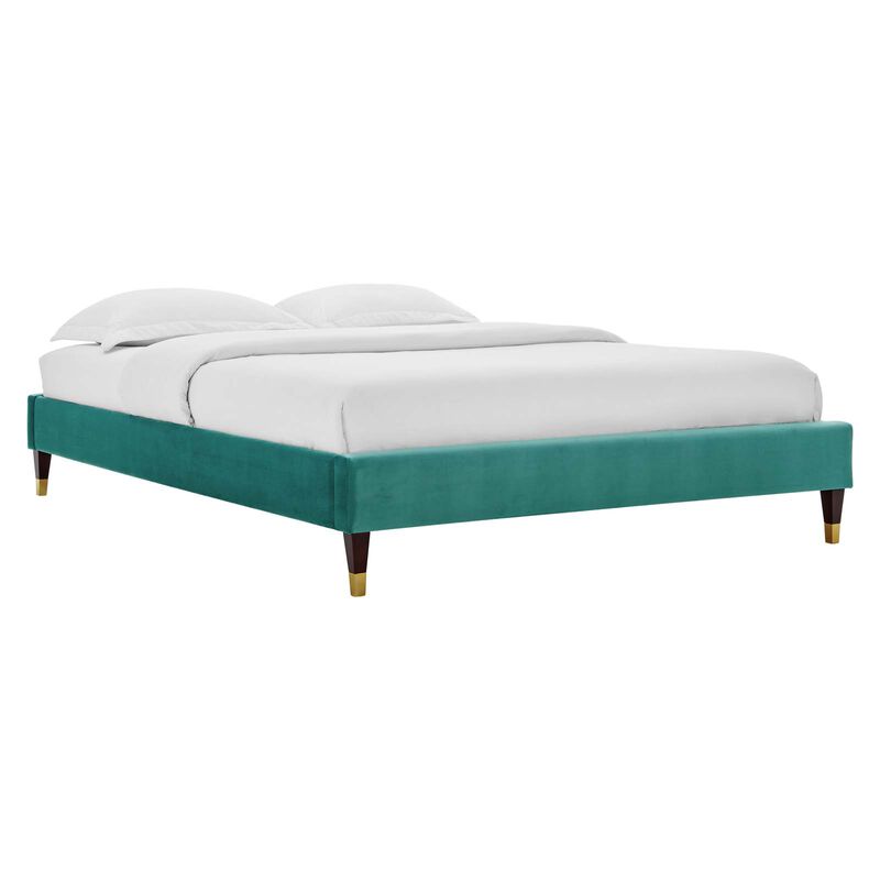 Modway - Elise King Performance Velvet Platform Bed