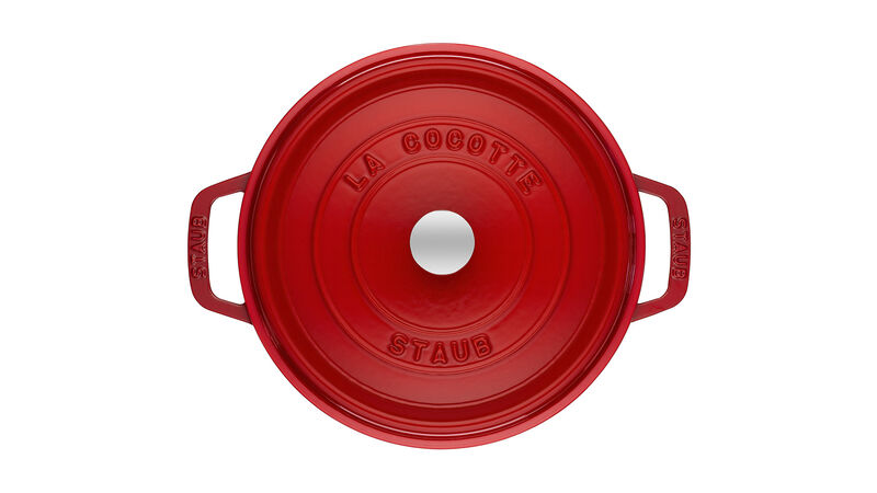 Staub Cast Iron 7-qt Round Cocotte - Basil