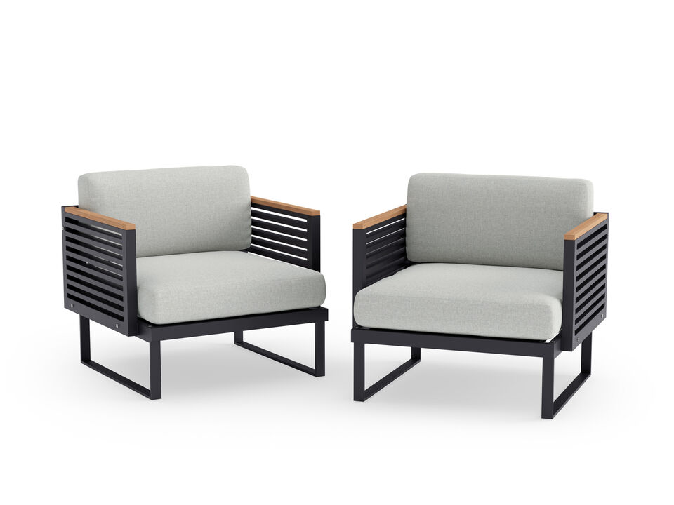Monterey Patio Chat Chair (Set of 2)