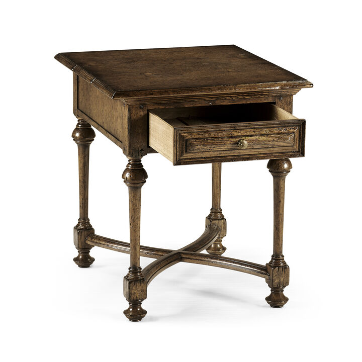 Elizabethan Square Side Table