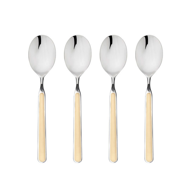 Fantasia 4-Piece American Coffee Spoon Set in Mustard