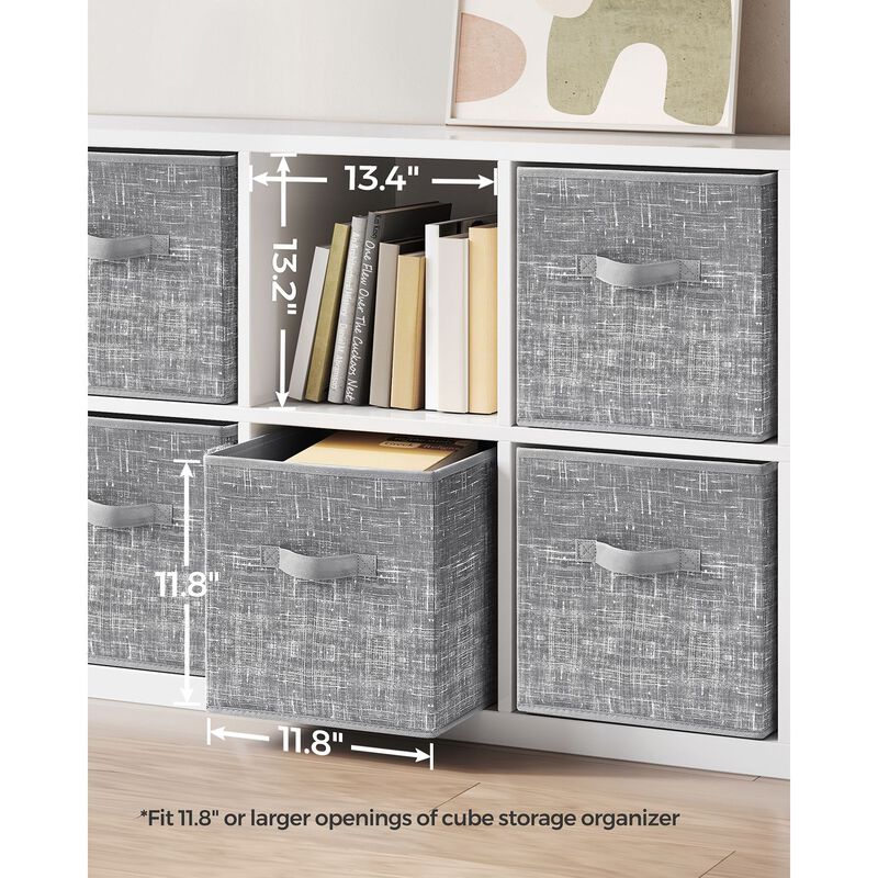 Non-Woven Fabric Storage Cubes with Double Handles