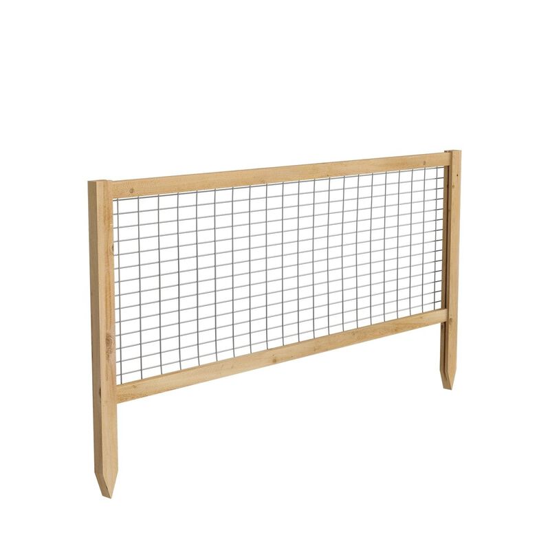 QuikFurn 4 Pack Cedar Garden Trellis Set - 45 x 23.5 inch Each