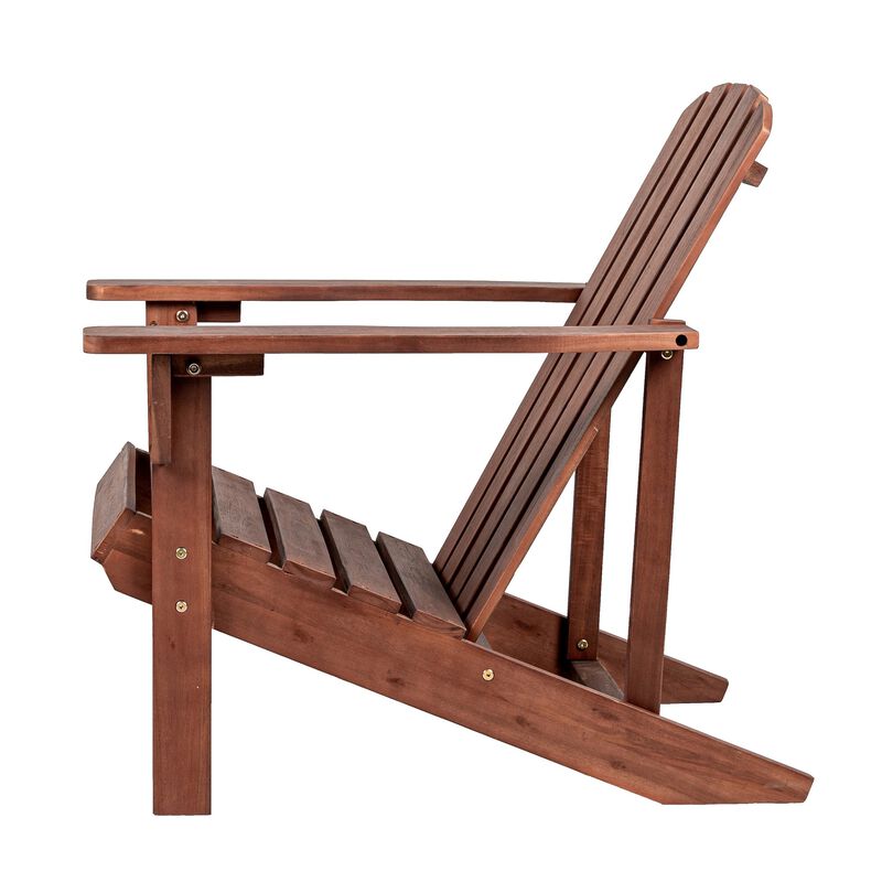 Westport Outdoor Patio Traditional Acacia Wood Adirondack Chair