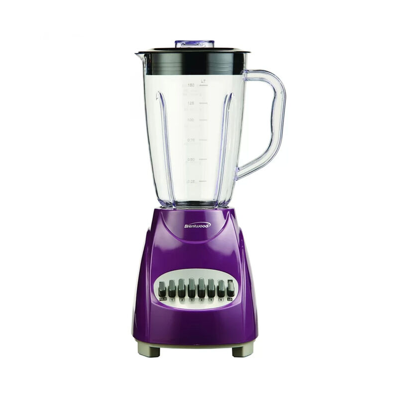 Brentwood 12-Speed Blender with Plastic Jar in Purple