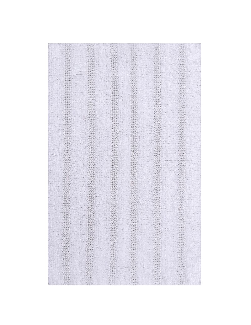 Knightsbridge Linear 220 GSF Reversible Bath Rug 24 x 40 - Aqua