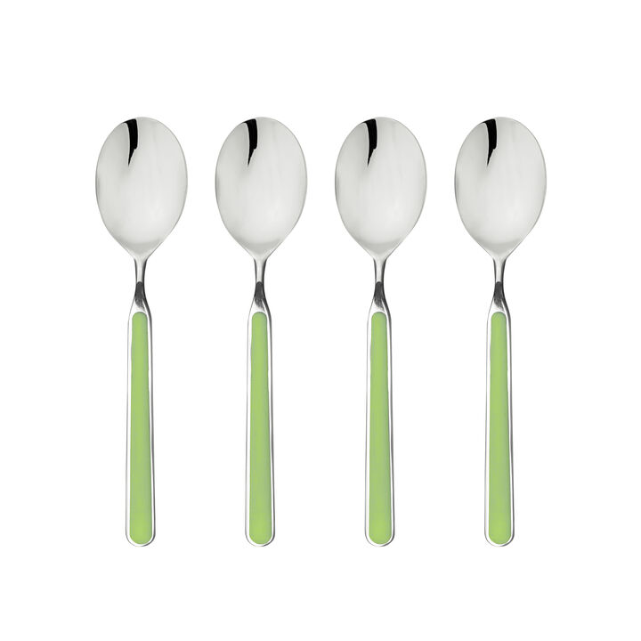 Fantasia 4-Piece American Coffee Spoon Set in Acid Green