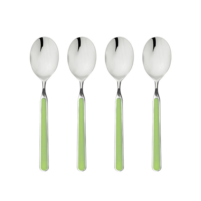 Fantasia 4-Piece American Coffee Spoon Set in Mustard