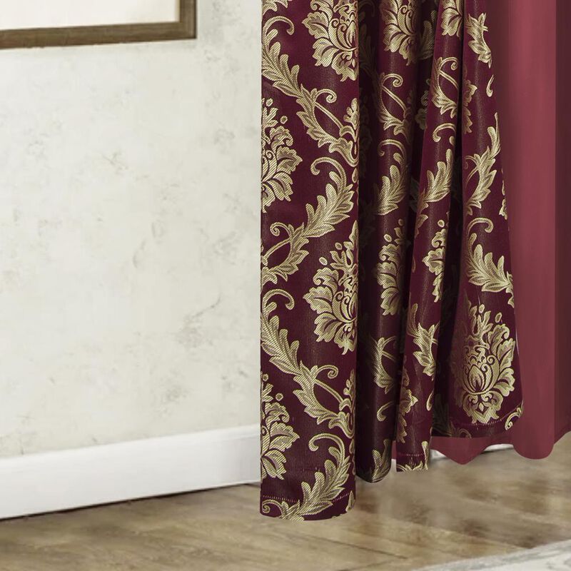 RT Designers Collection Stockton Premium Two Pack Double Curtain Panel