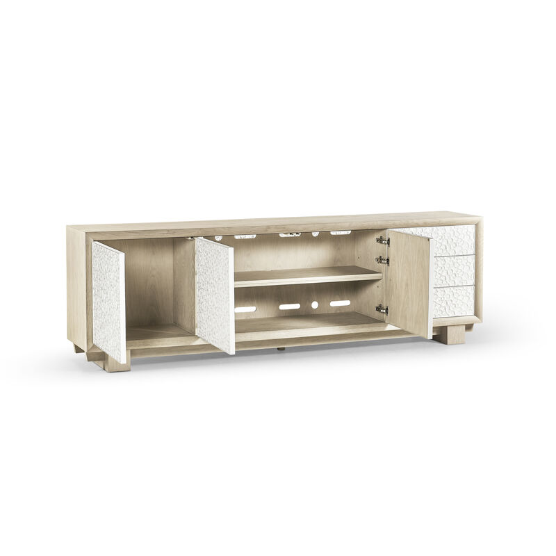 Pelagic Cast Metal Entertainment Console