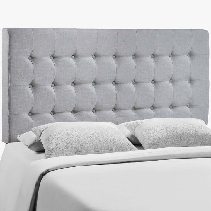 Modway - Tinble Queen Upholstered Fabric Headboard Sky Gray