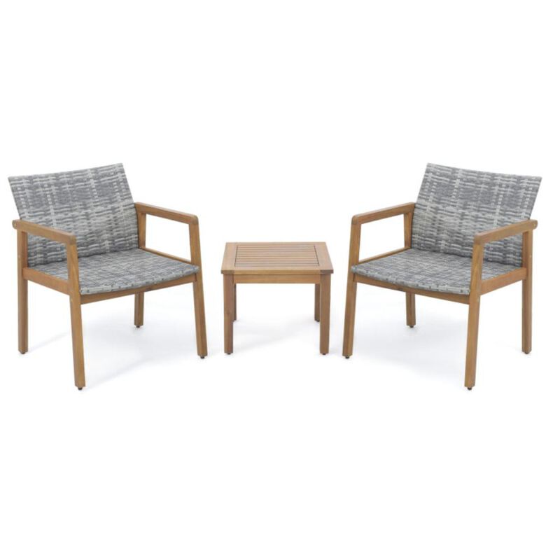 Hivvago 3 Pieces Patio Furniture Set  with Chair