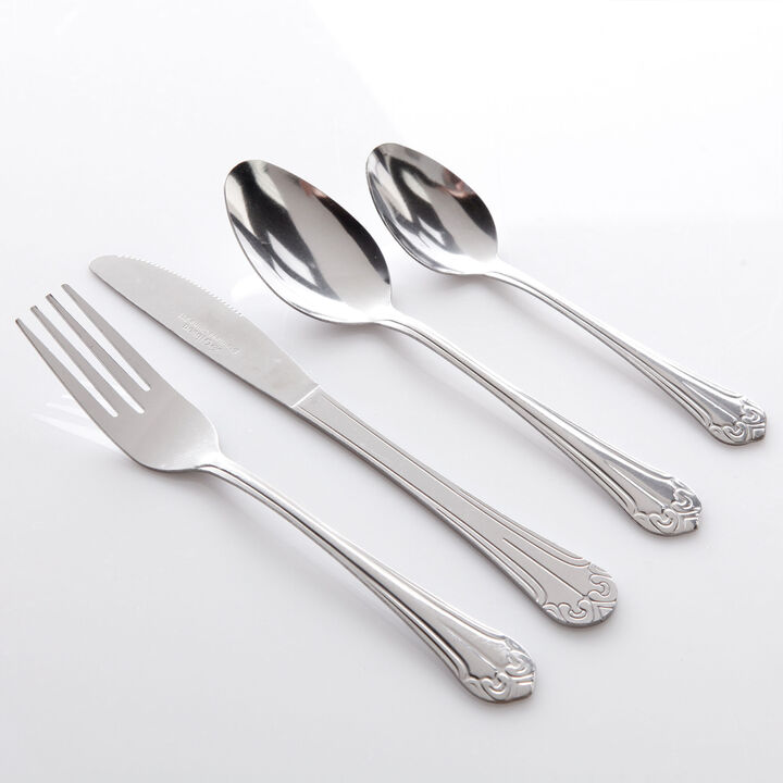 Gibson Home Mariano 24 Piece Flatware Set