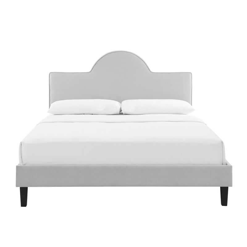 Soleil Performance Velvet Queen Bed