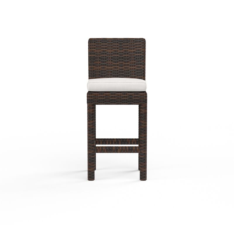 Montecito Barstool in Canvas Flax w/ Self Welt