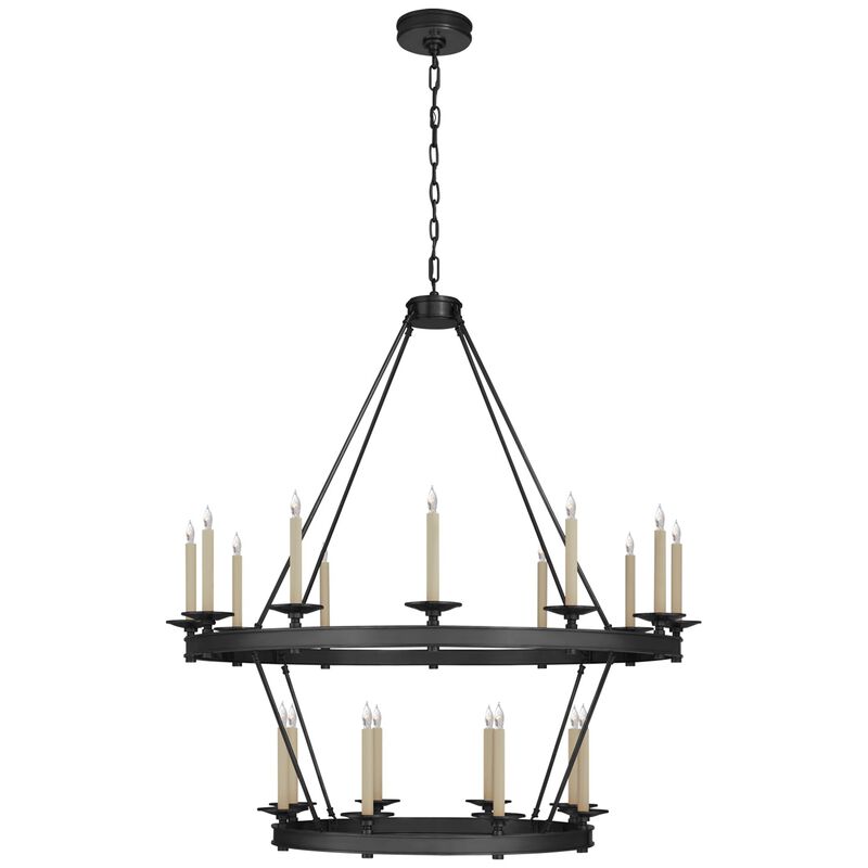 Chapman & Myers Launceton Two Tiered Chandelier Collection