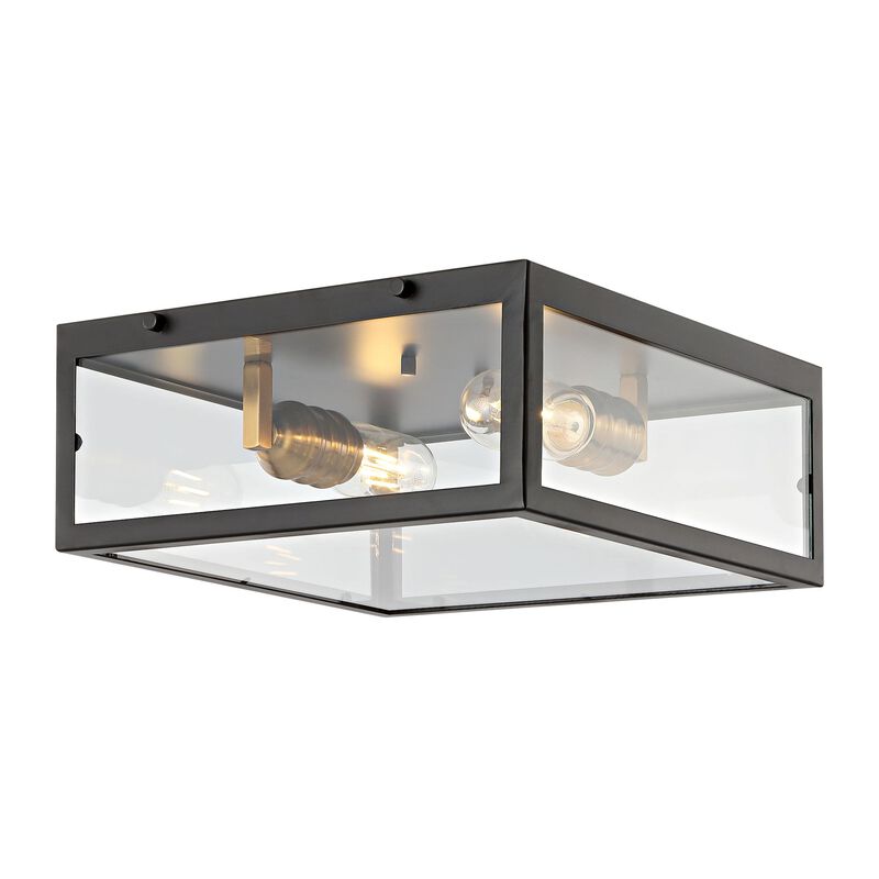 Grayson Metal/Glass LED Flush Mount