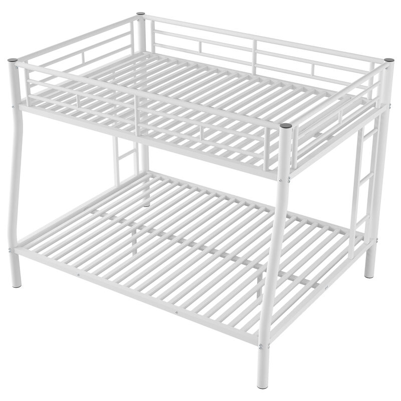 Merax Metal Bunk Bed with Ladders and Guardrails