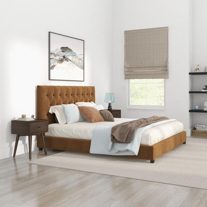 Ashcroft Furniture Co Donald King Upholstered Platform Bed
