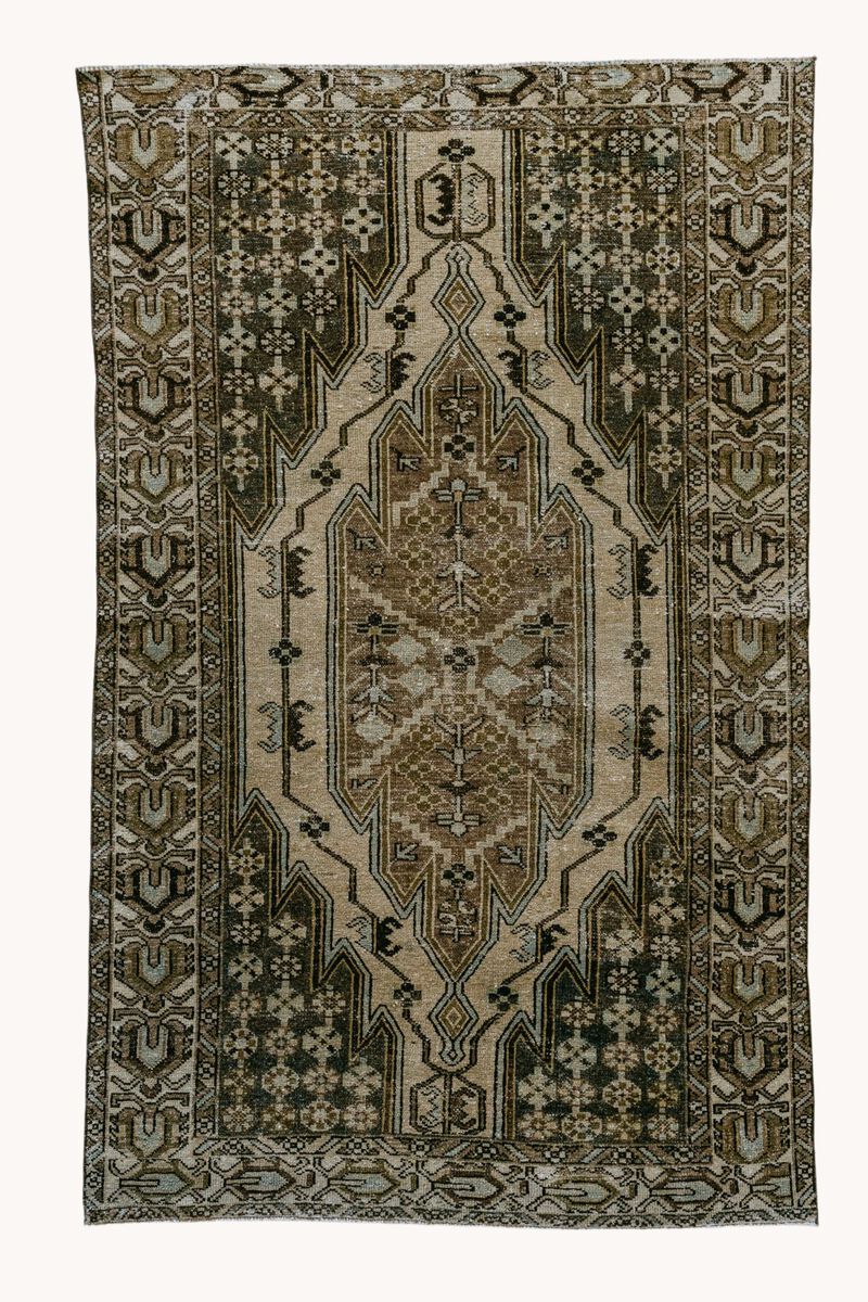 District Loom Vintage Mazlaghan Scatter Rug-Paloma