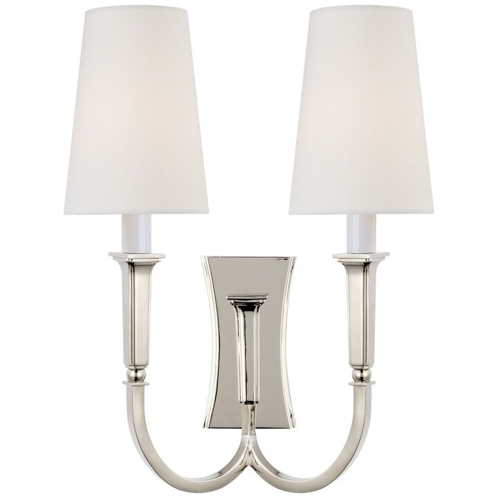 Delphia Lrg Double Arm Sconce