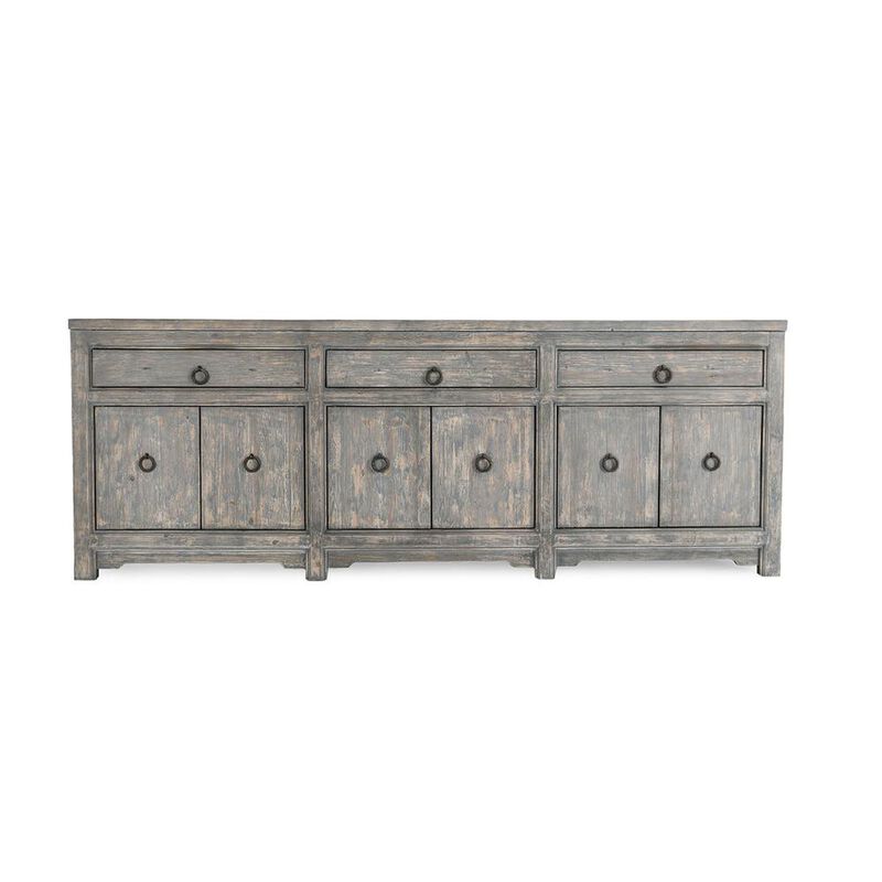 Belen Kox Antique Blue Reclaimed Wood Sideboard, Belen Kox