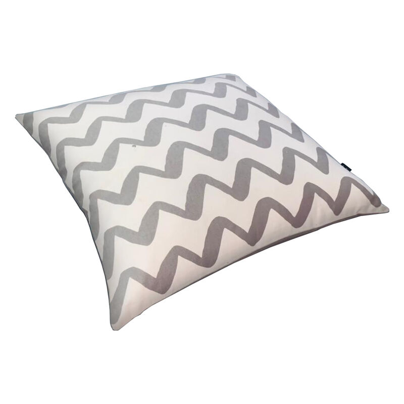 Simple square V -shaped pattern pillow