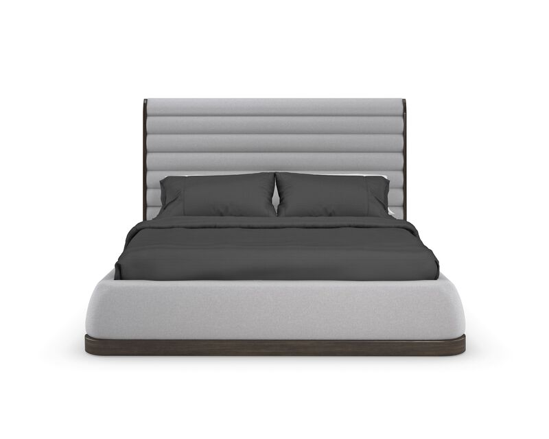 La Moda King Upholstered Panel Bed