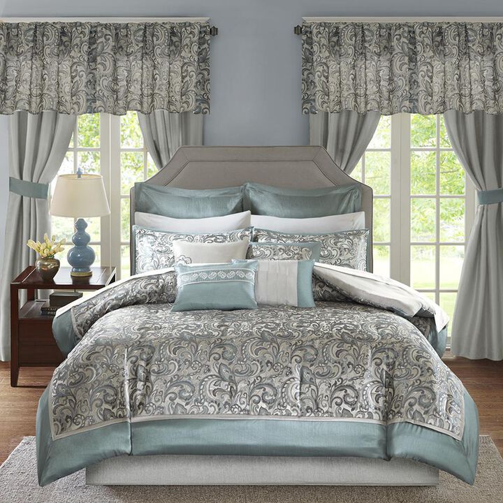 Belen Kox 100% Polyester Jacquard Comforter Set, Belen Kox