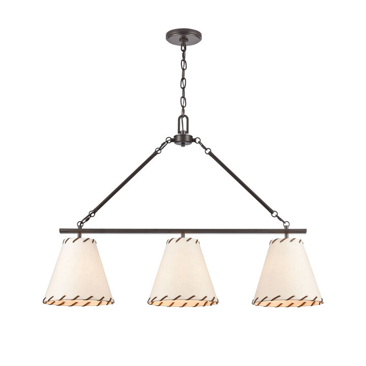 Marion 36"Wide 3-Lt Chandelier