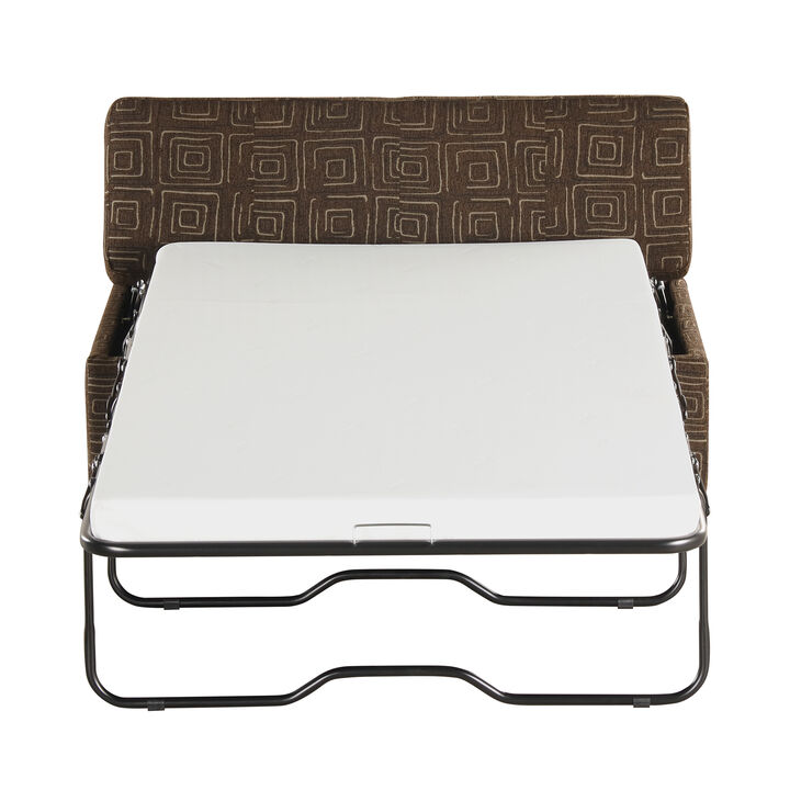 Merax Folding Ottoman Sleeper Bed with Mattress