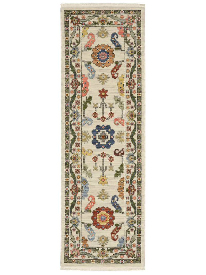 Lucca 2' x 6' Ivory Rug
