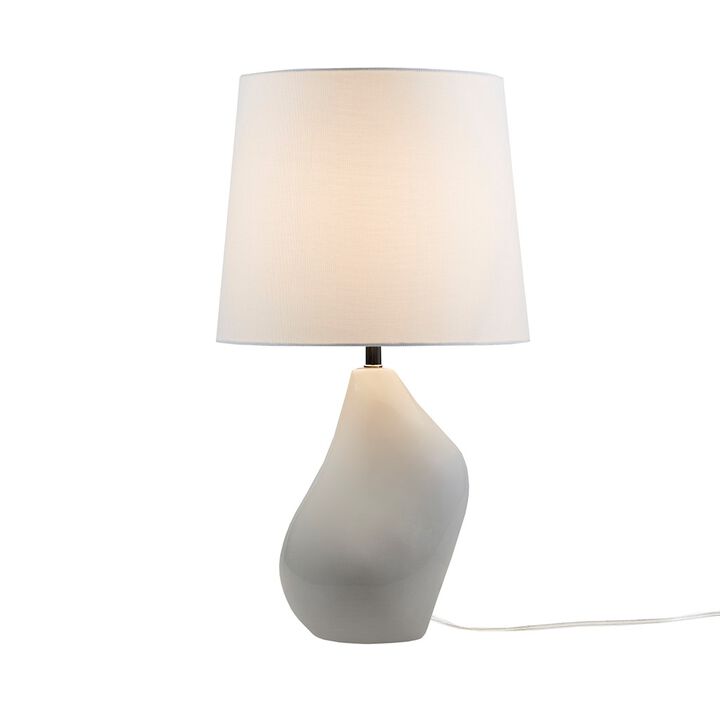 Gracie Mills Herrera Modern Asymmetrical Ceramic Table Lamp