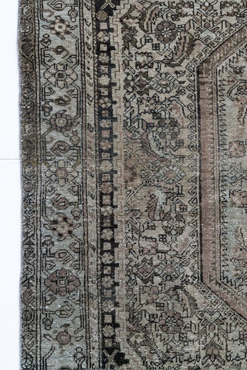 District Loom Antique Bijar scatter rug-Medora